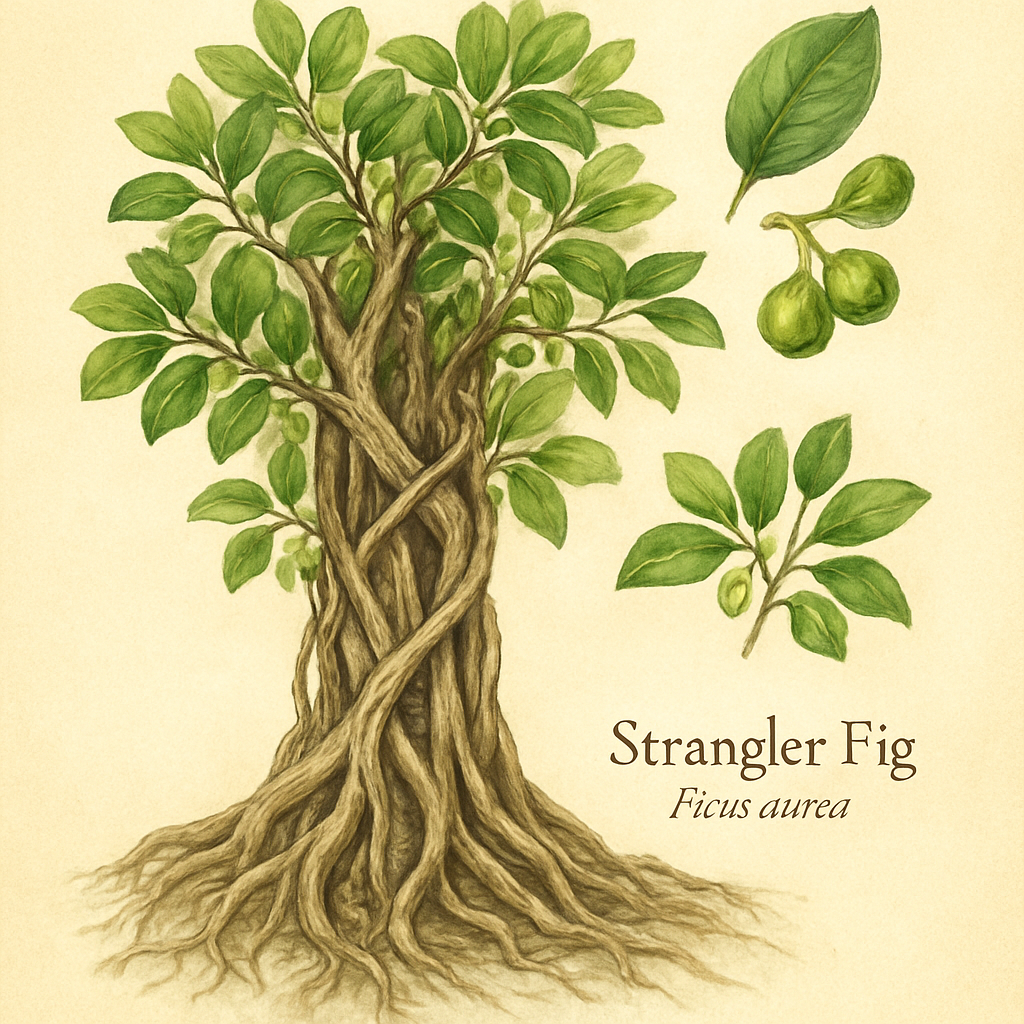 Botanical illustration of Strangler Fig